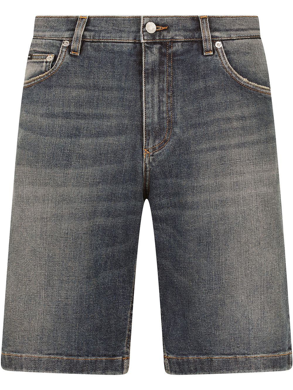 Dolce & Gabbana Knielange Jeans-Shorts - Blau von Dolce & Gabbana