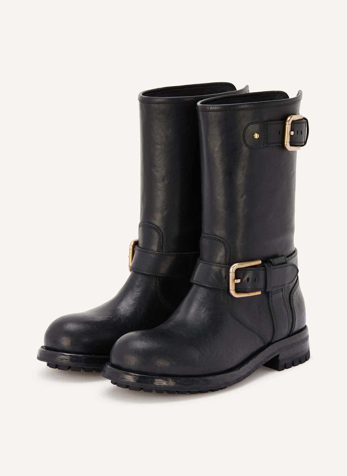 Dolce & Gabbana Biker Boots schwarz von Dolce & Gabbana