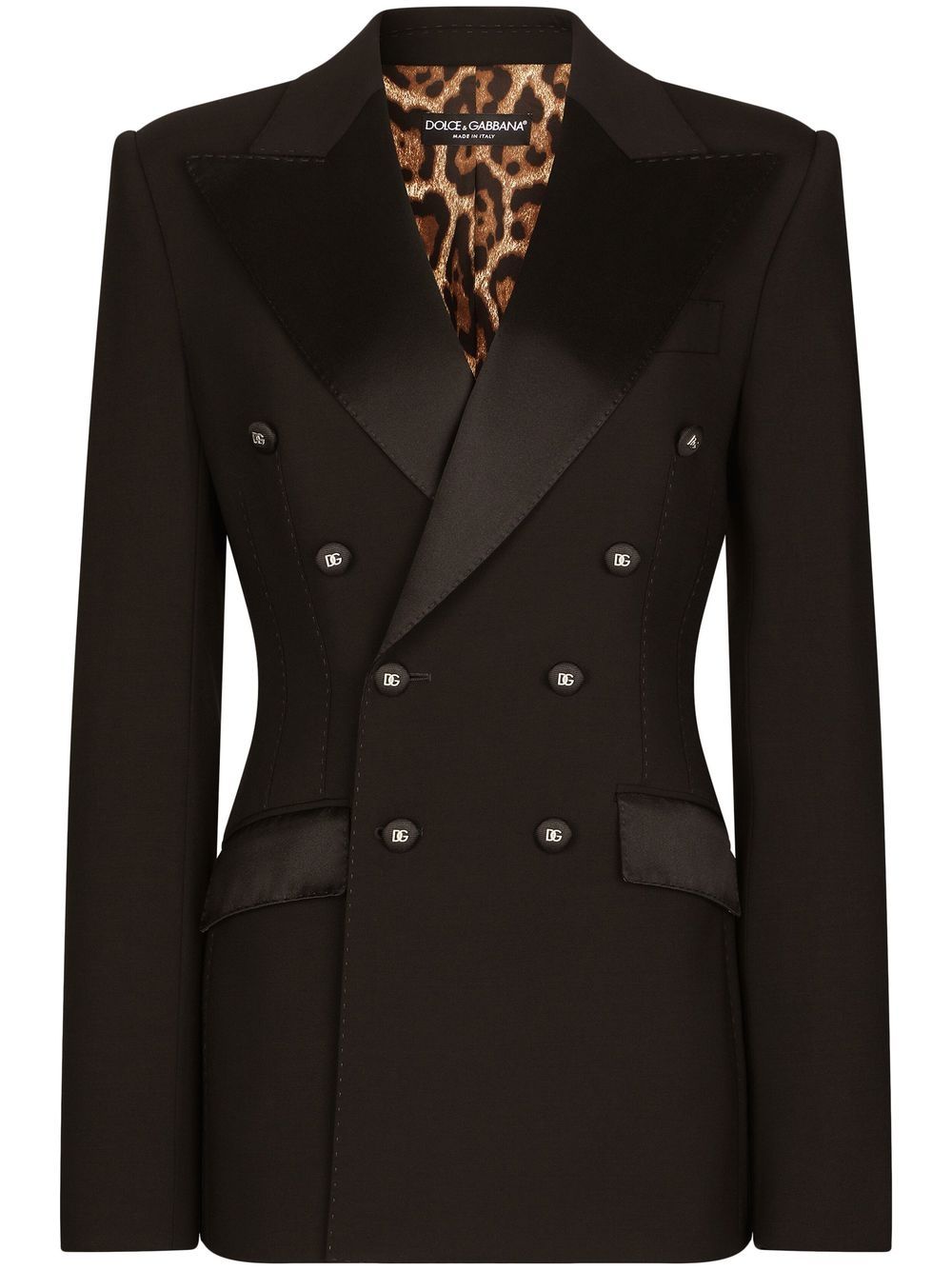 Dolce & Gabbana Smoking-Jacke aus Satin - Braun von Dolce & Gabbana