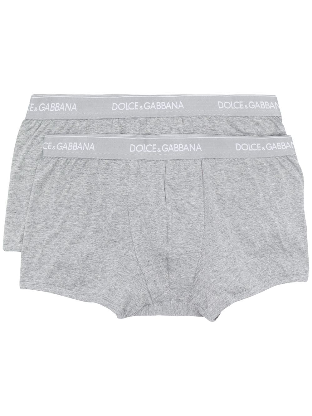 Dolce & Gabbana Boxershorts mit Logo - Grau von Dolce & Gabbana