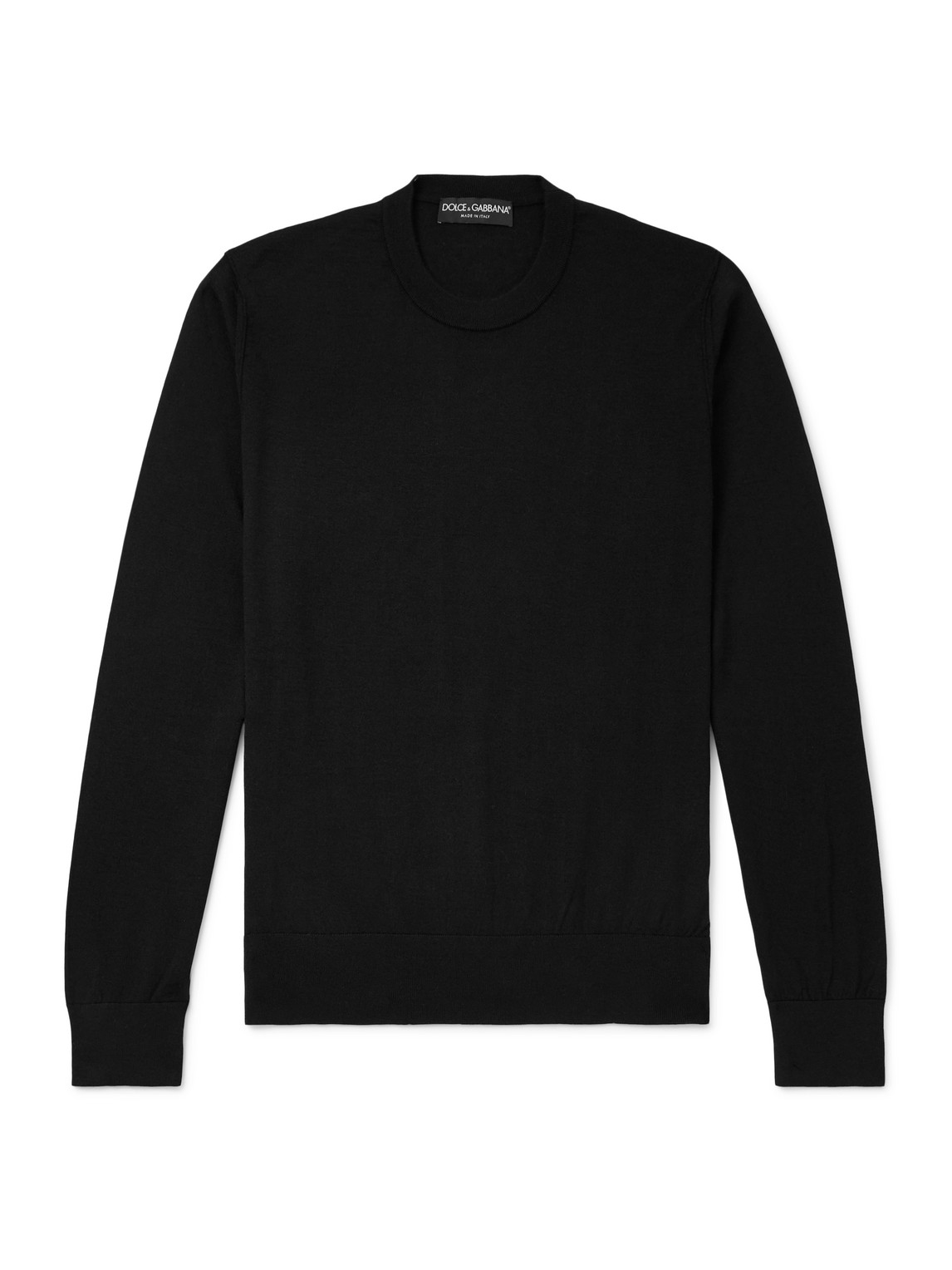 Dolce&Gabbana - Cashmere Sweater - Men - Black - IT 48 von Dolce&Gabbana