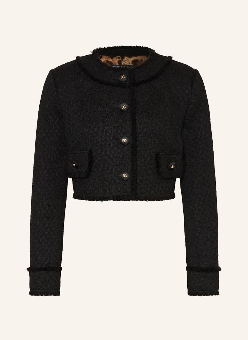 Dolce & Gabbana Cropped-Jacke schwarz von Dolce & Gabbana