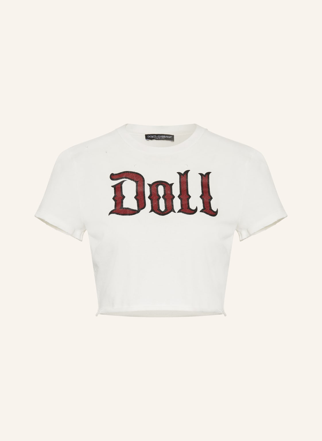 Dolce & Gabbana Cropped-Shirt weiss Dolce & Gabbana Cropped-Shirt weiss von Dolce & Gabbana