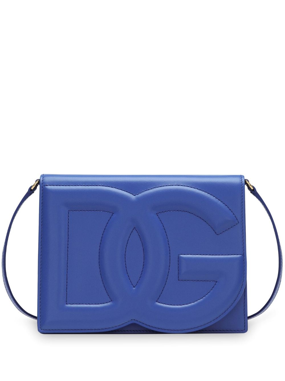 Dolce & Gabbana Umhängetasche mit DG-Logo - Blau von Dolce & Gabbana