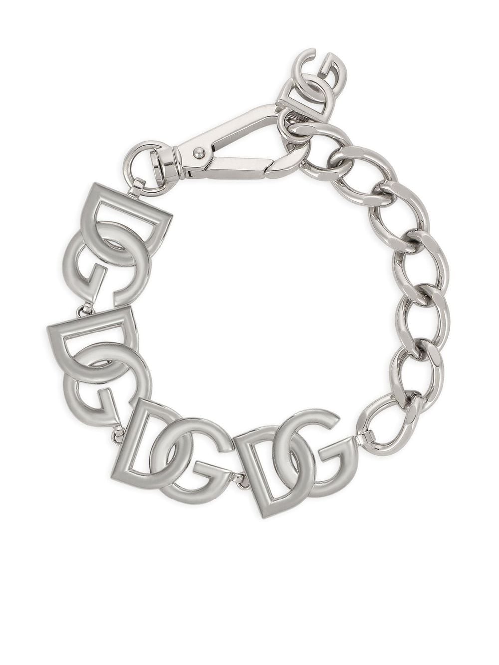 Dolce & Gabbana Kettenarmband mit DG-Logo - Silber von Dolce & Gabbana