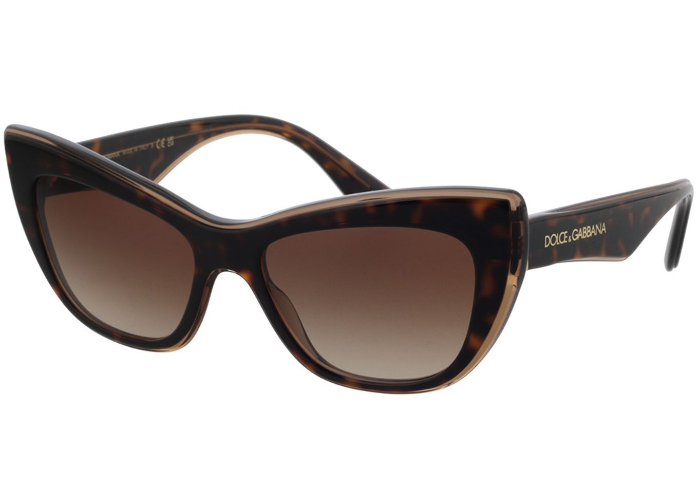 Dolce & Gabbana DG4417 325613 54-17 Sonnenbrille mit Sehstärke erhältlich, Damen, Vollrand, Cateye von Dolce & Gabbana