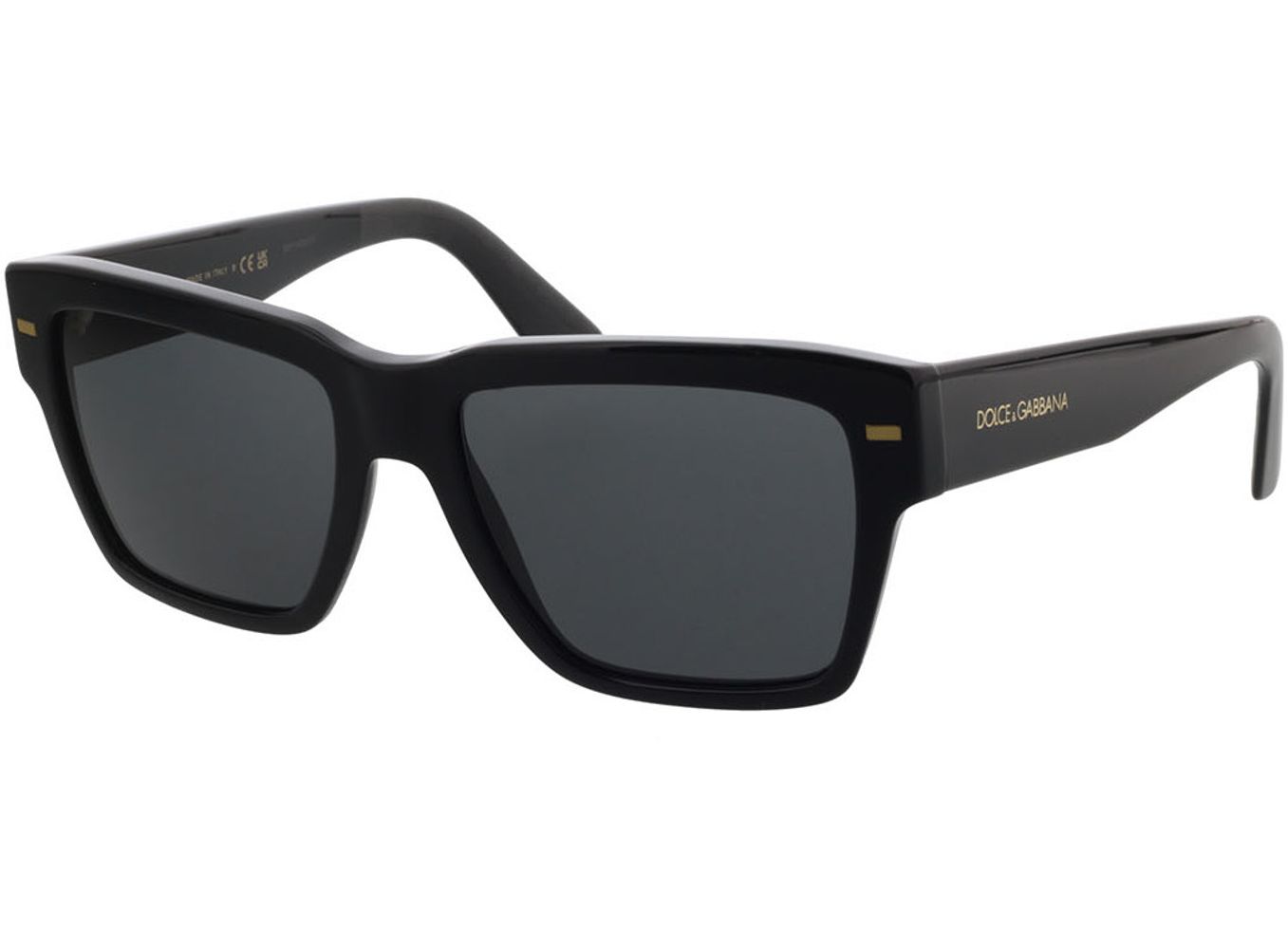 Dolce & Gabbana DG4431 501/87 55-18 Sonnenbrille mit Sehstärke erhältlich, Herren, Vollrand, Eckig von Dolce & Gabbana