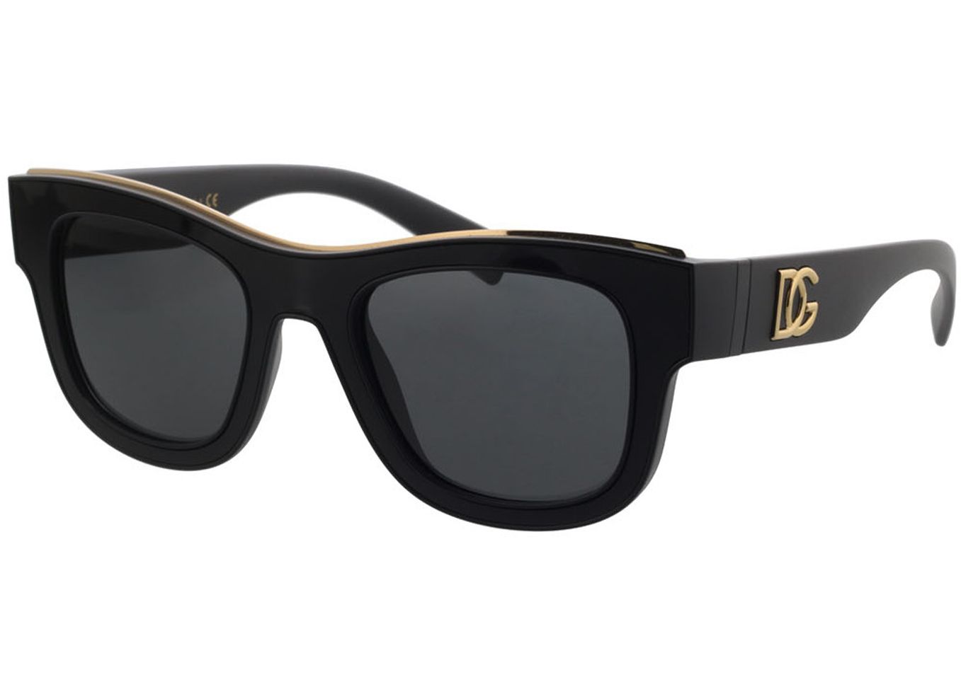 Dolce & Gabbana DG6140 25258G 50-21 Sonnenbrille ohne Sehstärke, Herren, Vollrand, Eckig von Dolce & Gabbana