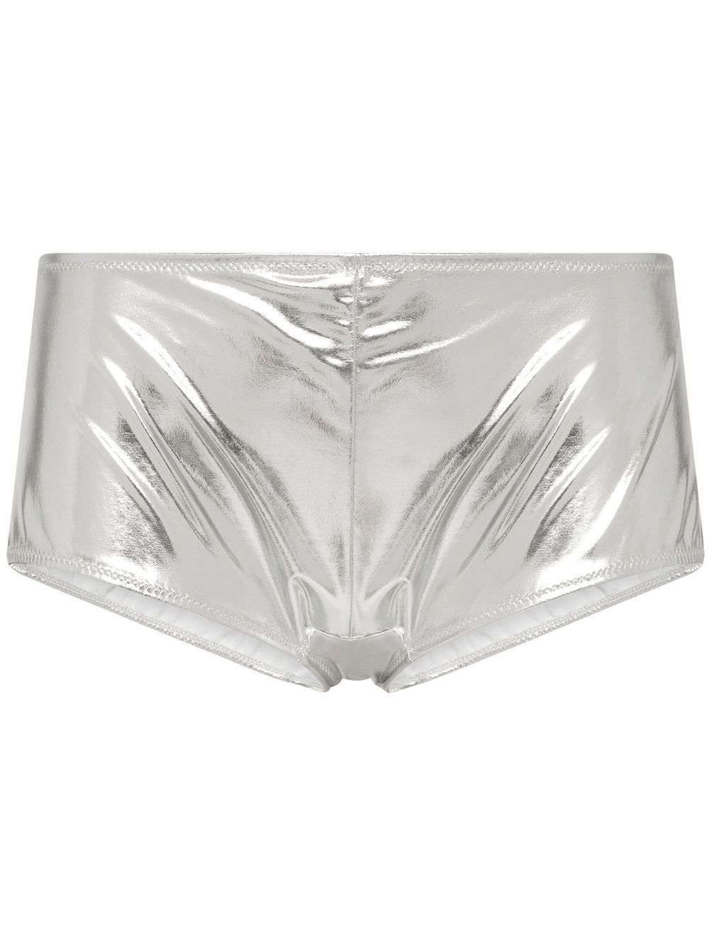 Dolce & Gabbana KIM DOLCE&GABBANA Slip mit hohem Bund - Silber von Dolce & Gabbana