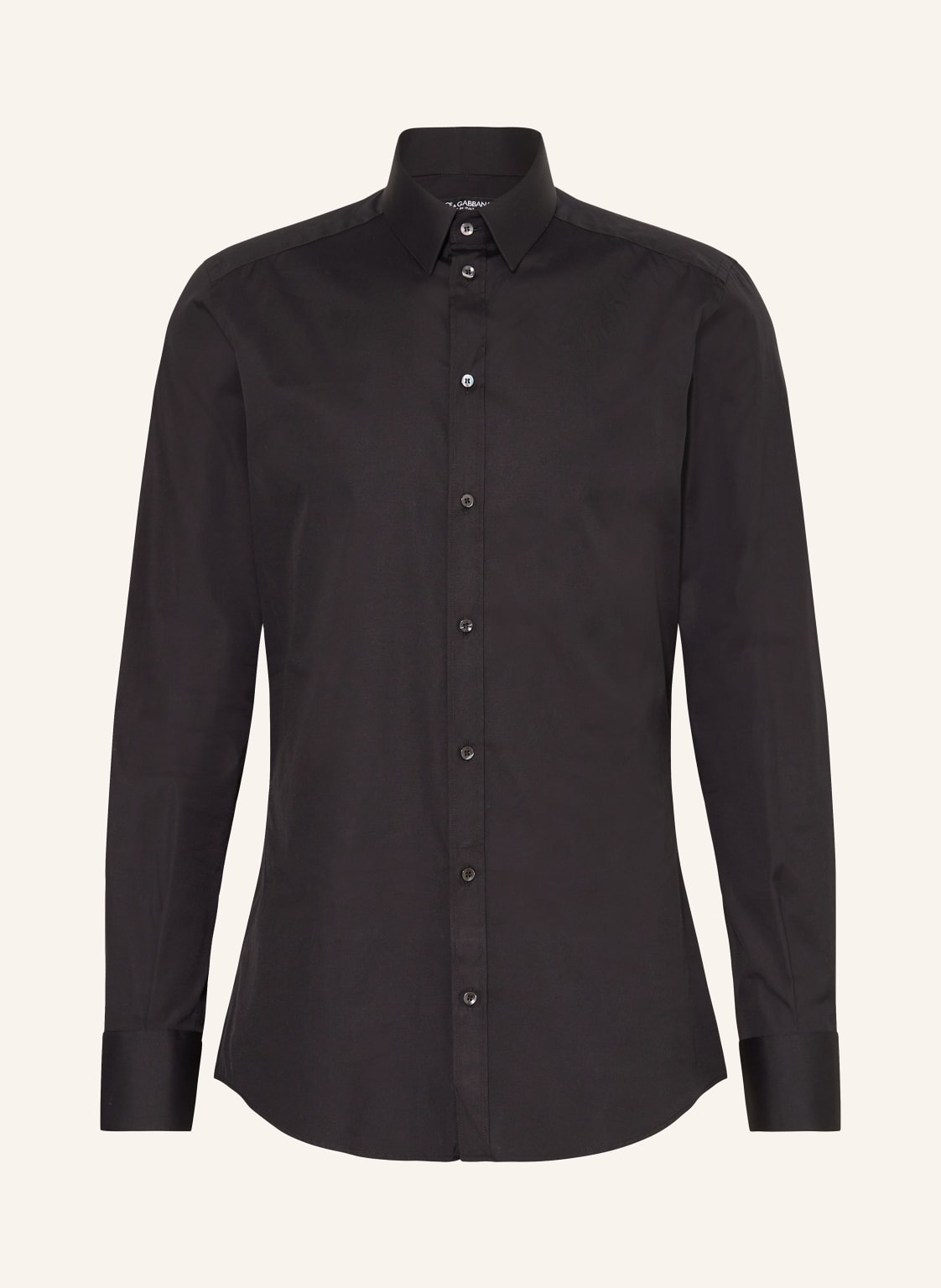 Dolce & Gabbana Hemd Slim Fit schwarz von Dolce & Gabbana