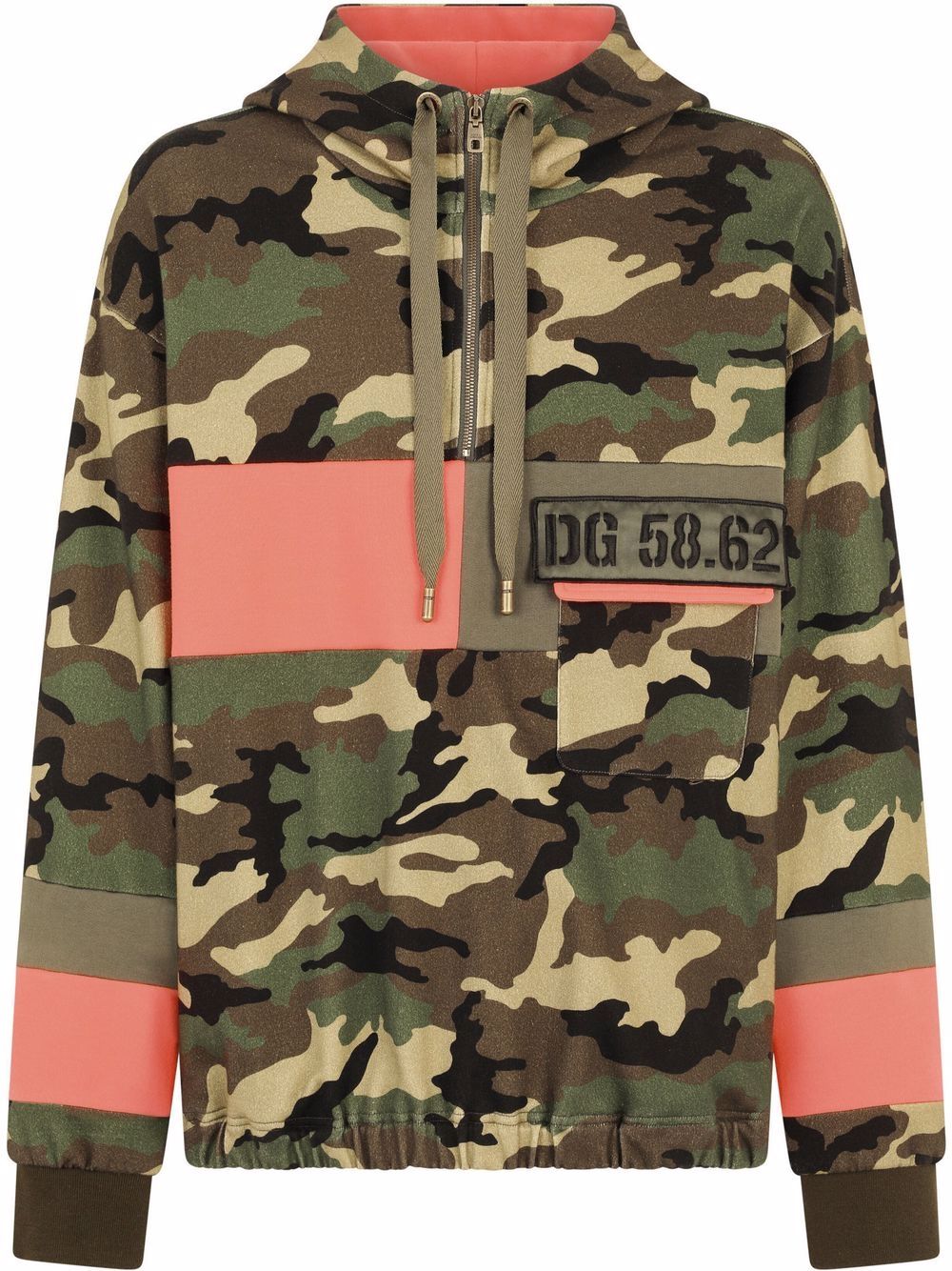 Dolce & Gabbana Hoodie mit Camouflage-Print - Braun von Dolce & Gabbana