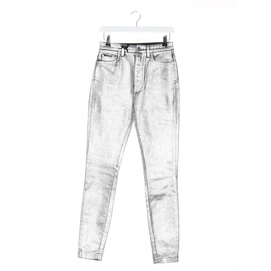 Dolce & Gabbana Jeans Slim Fit 34 Silber von Dolce & Gabbana