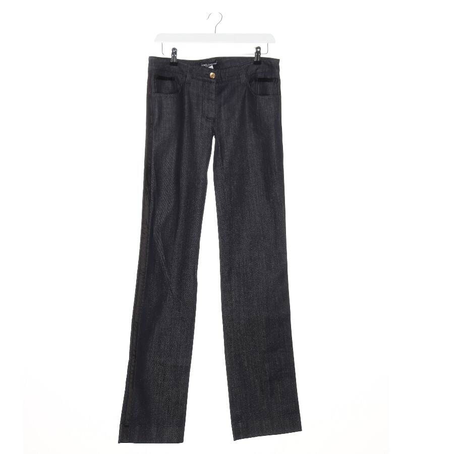 Dolce & Gabbana Jeans Straight Fit 36 Navy von Dolce & Gabbana