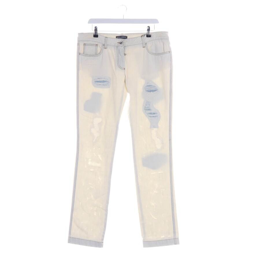 Dolce & Gabbana Jeans Straight Fit 48 Cream von Dolce & Gabbana