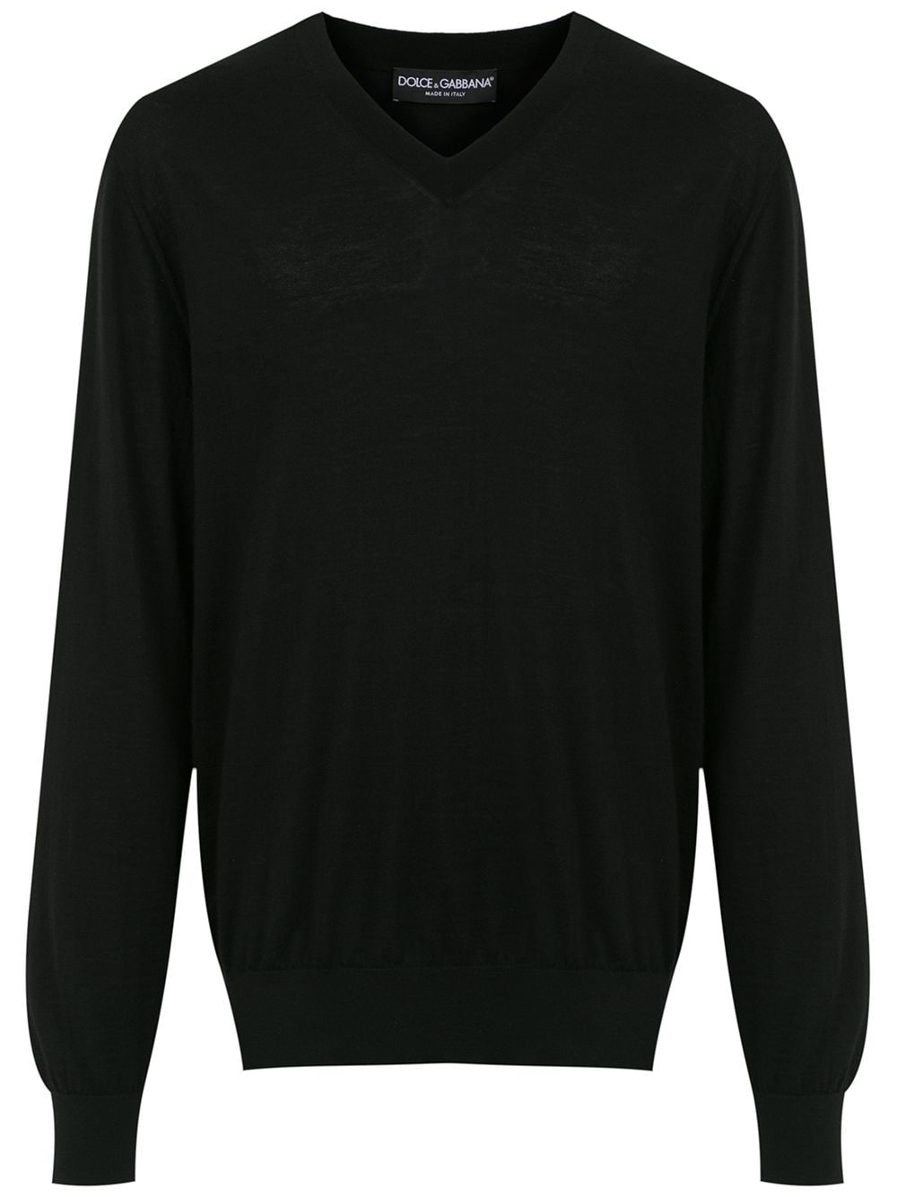 Dolce & Gabbana Kaschmirpullover mit V-Ausschnitt - Schwarz von Dolce & Gabbana