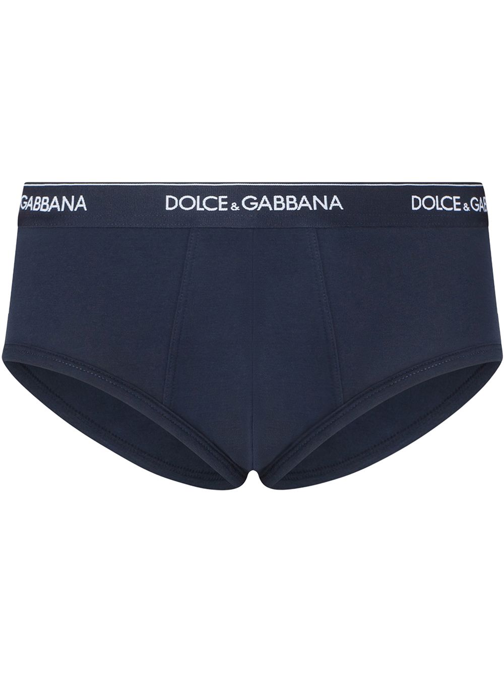 Dolce & Gabbana Klassischer Slip mit Logo - Blau von Dolce & Gabbana