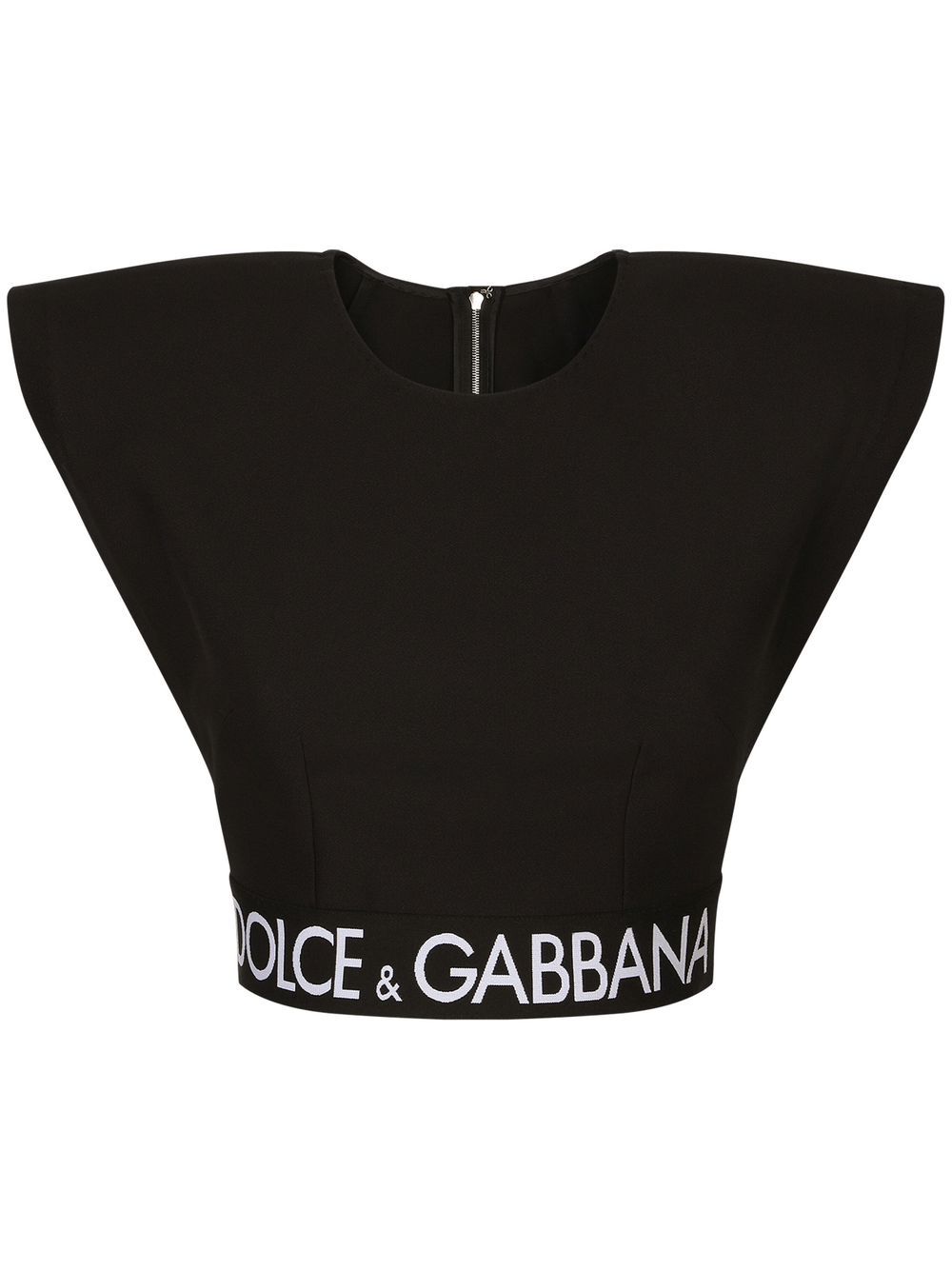 Dolce & Gabbana Klassisches Cropped-Top - Schwarz von Dolce & Gabbana