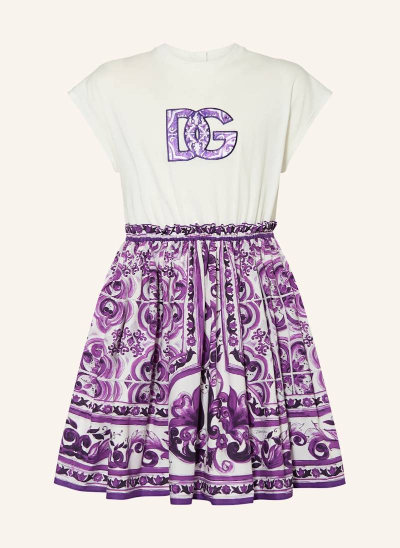 Dolce & Gabbana Kleid Im Materialmix schwarz von Dolce & Gabbana