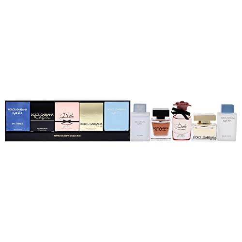 Dolce & Gabbana Miniatures Gift Set, 4,5 ml, Hellblau EDT + 5 ml The One EDP + 5 ml Dolce Garden EDP + 7,5 ml The Only One EDP + 4,5 ml Light Blue EDP von Dolce & Gabbana