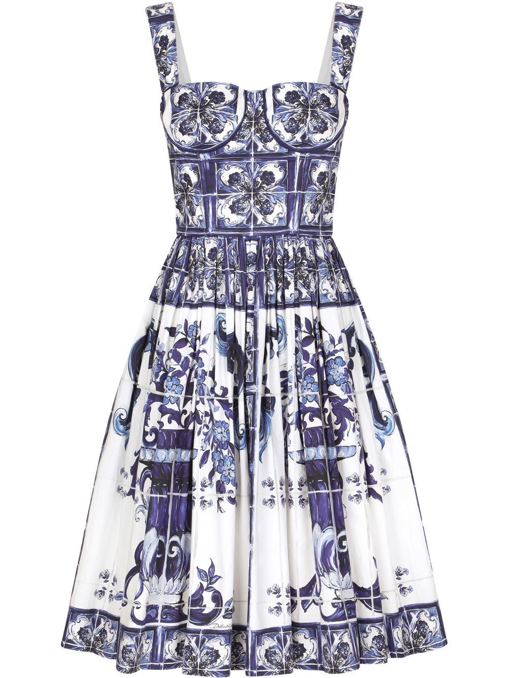 Dolce & Gabbana Minikleid mit Print - Blau von Dolce & Gabbana