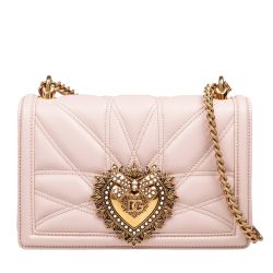 Dolce & Gabbana Mittlere Devotion Schultertasche In Puder von Dolce & Gabbana