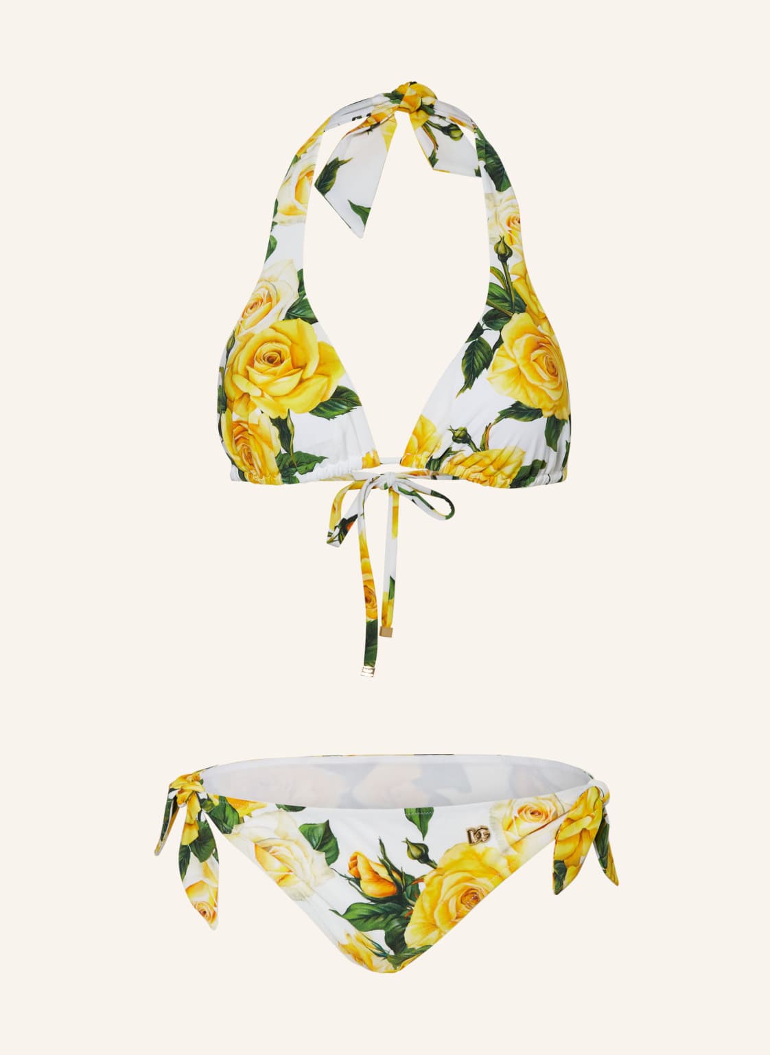 Dolce & Gabbana Neckholder-Bikini gelb von Dolce & Gabbana