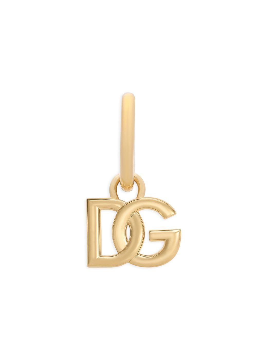 Dolce & Gabbana Creole mit DG-Logo - Gold von Dolce & Gabbana