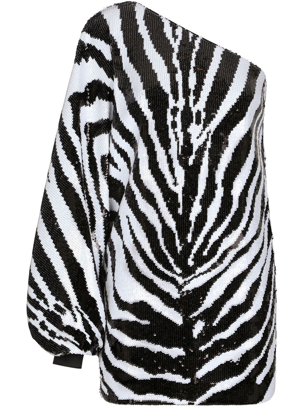 Dolce & Gabbana Verziertes Minikleid mit Zebra-Print - Schwarz von Dolce & Gabbana