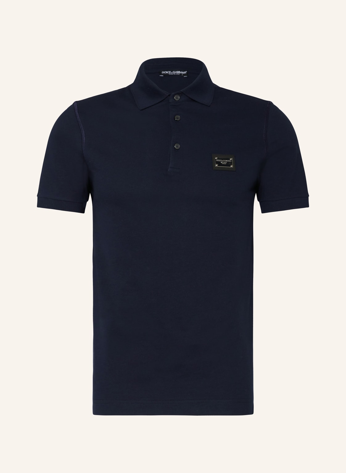 Dolce & Gabbana Piqué-Poloshirt blau von Dolce & Gabbana