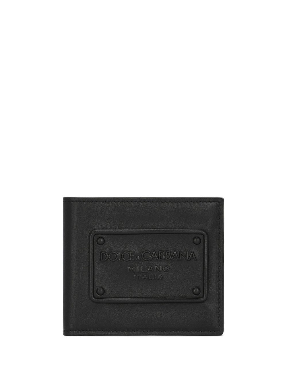 Dolce & Gabbana Portemonnaie mit Logo-Prägung - Schwarz von Dolce & Gabbana