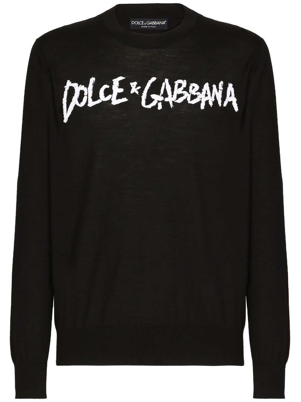 Dolce & Gabbana Pullover mit Logo-Print - Schwarz von Dolce & Gabbana