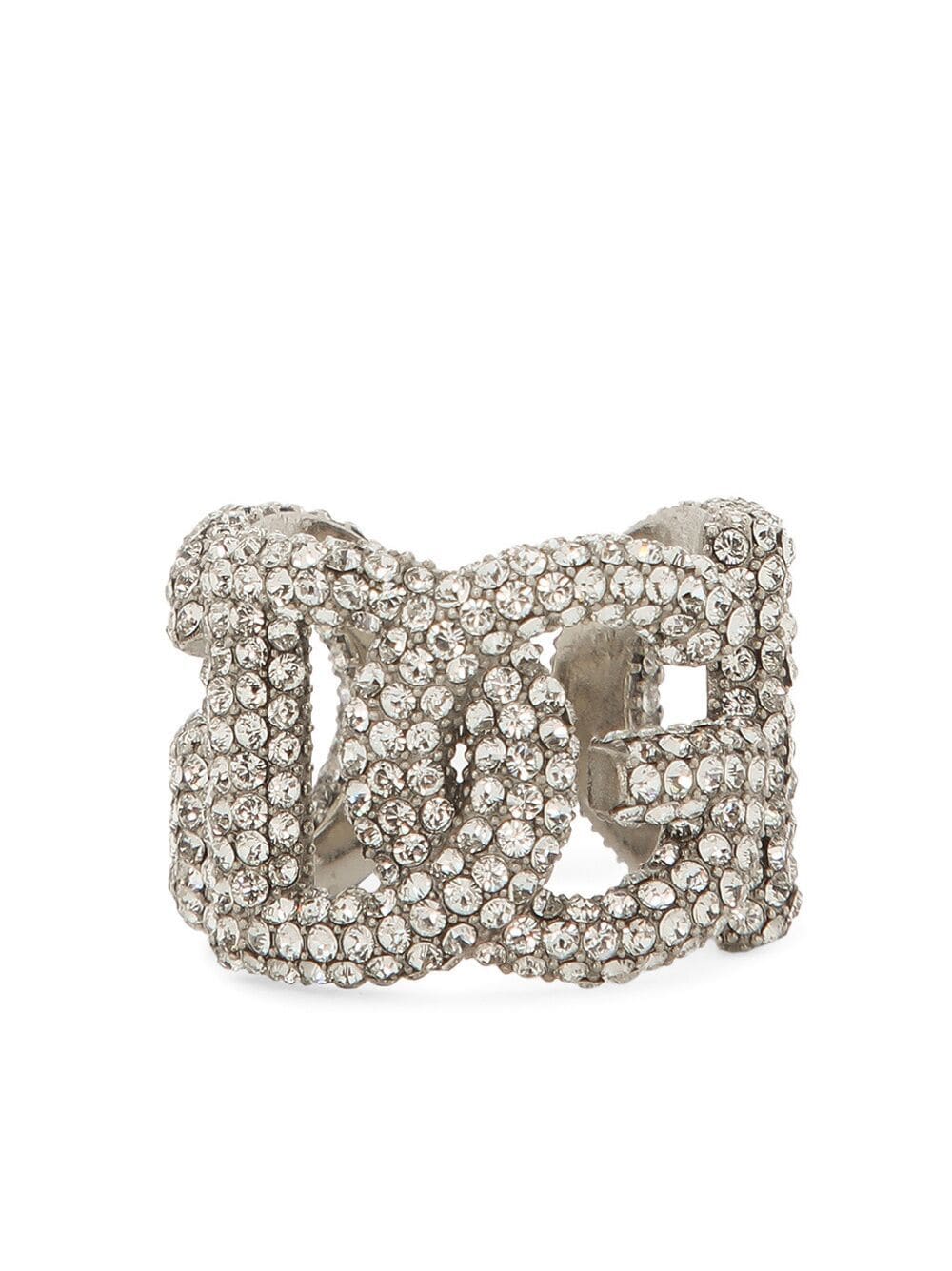 Dolce & Gabbana Ring mit Kristallen - Silber von Dolce & Gabbana