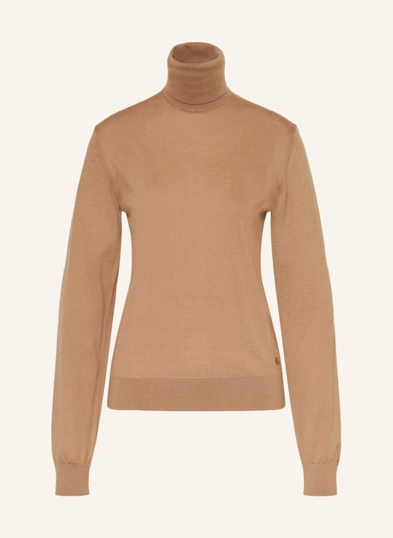 Dolce & Gabbana Rollkragenpullover Aus Cashmere braun von Dolce & Gabbana