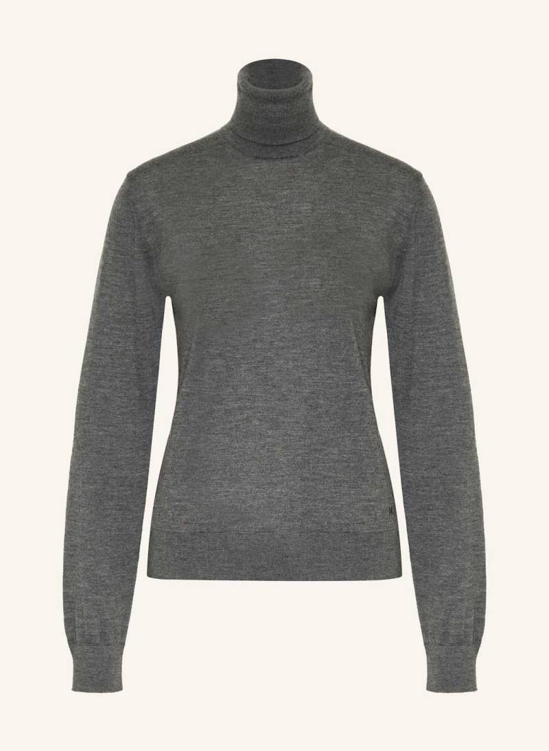 Dolce & Gabbana Rollkragenpullover Aus Cashmere grau von Dolce & Gabbana
