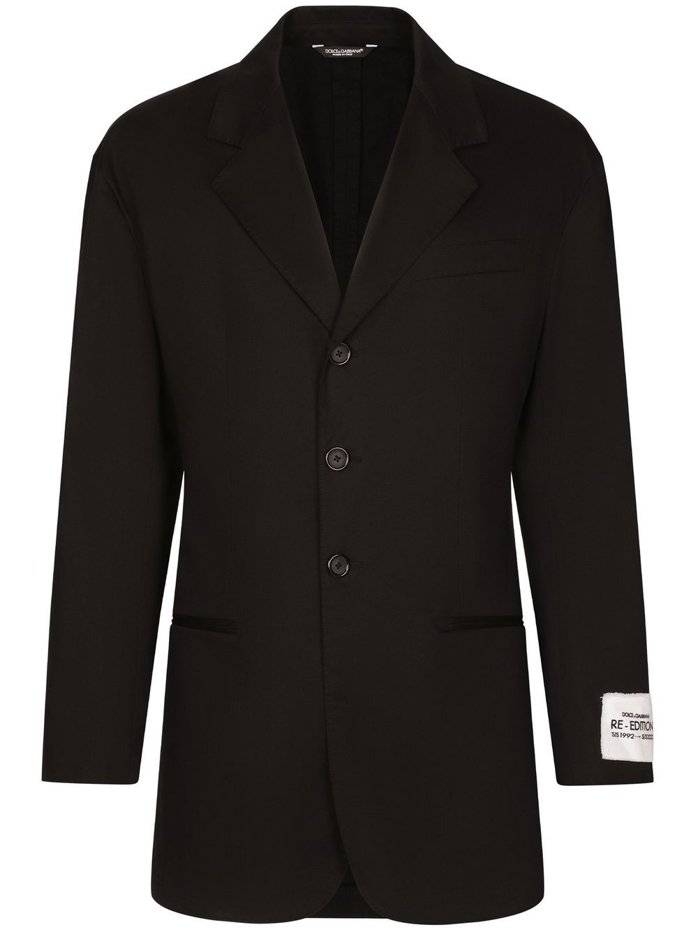 Dolce & Gabbana Blazer aus Gabardine - Schwarz von Dolce & Gabbana