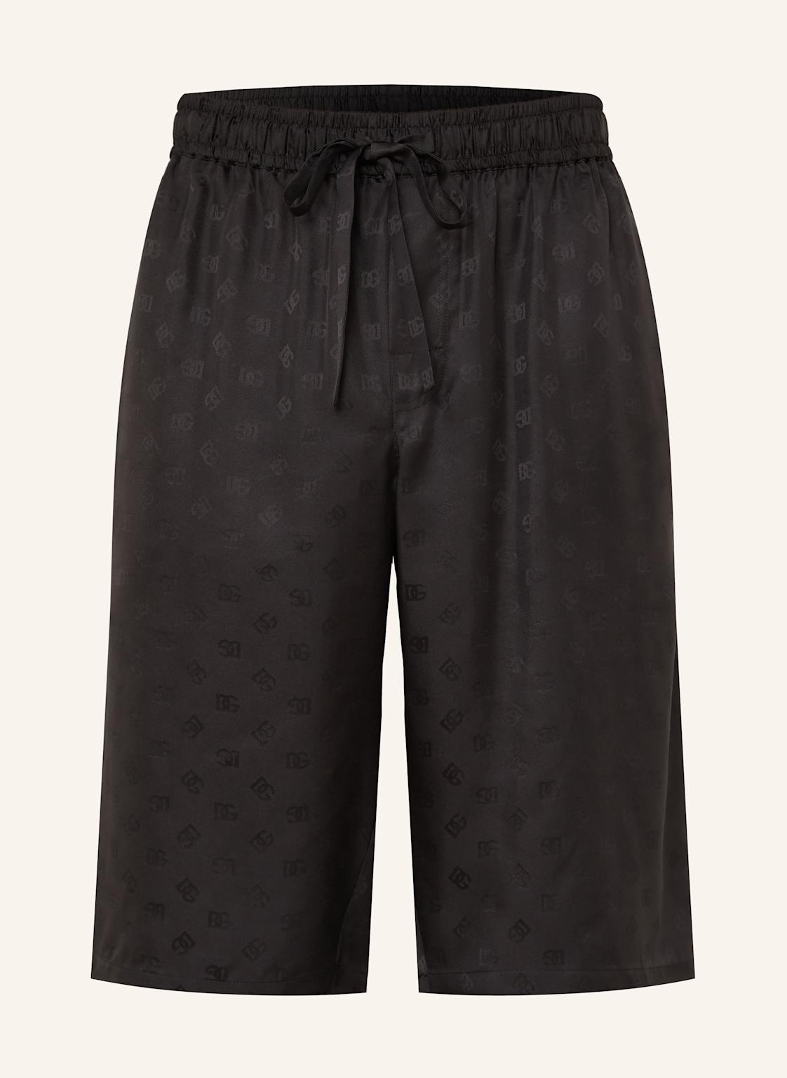 Dolce & Gabbana Seidenshorts schwarz von Dolce & Gabbana