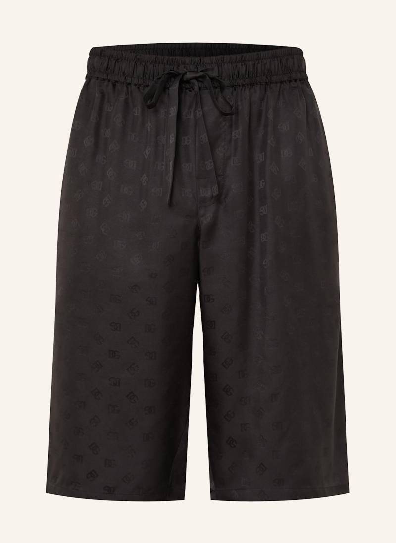 Dolce & Gabbana Seidenshorts schwarz von Dolce & Gabbana