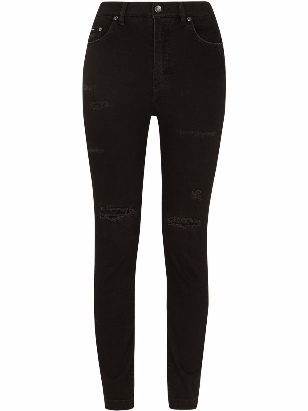 Dolce & Gabbana Audrey Skinny-Jeans im Distressed-Look - Schwarz von Dolce & Gabbana