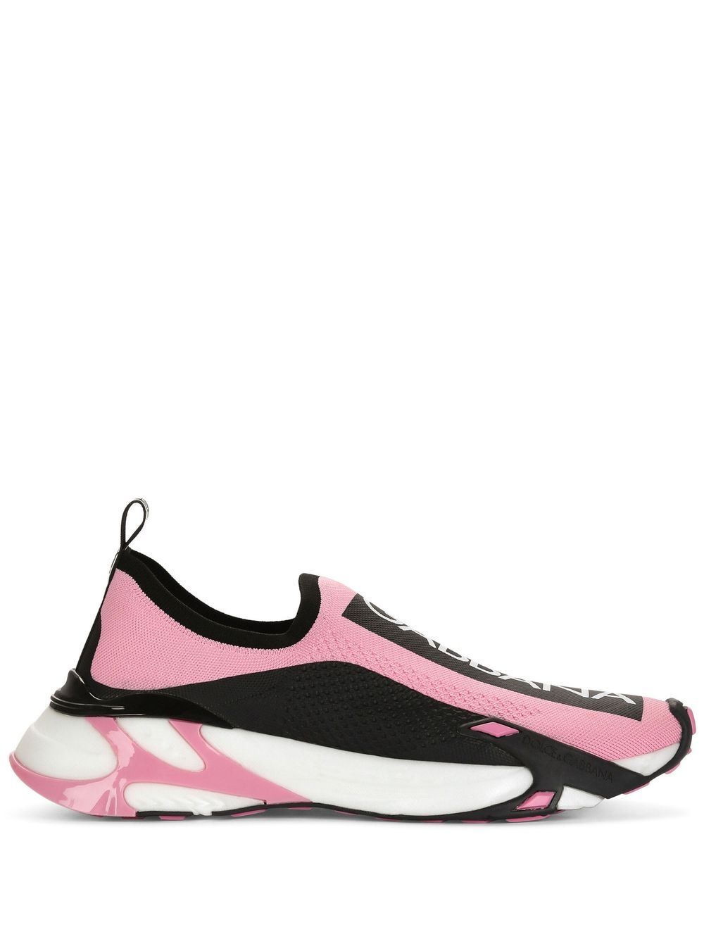 Dolce & Gabbana Fast Sneakers mit Netzeinsatz - Rosa von Dolce & Gabbana