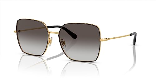 Dolce & Gabbana Damen 0DG2242 Sonnenbrille, opacity, GOLD/BLACK, von Dolce & Gabbana