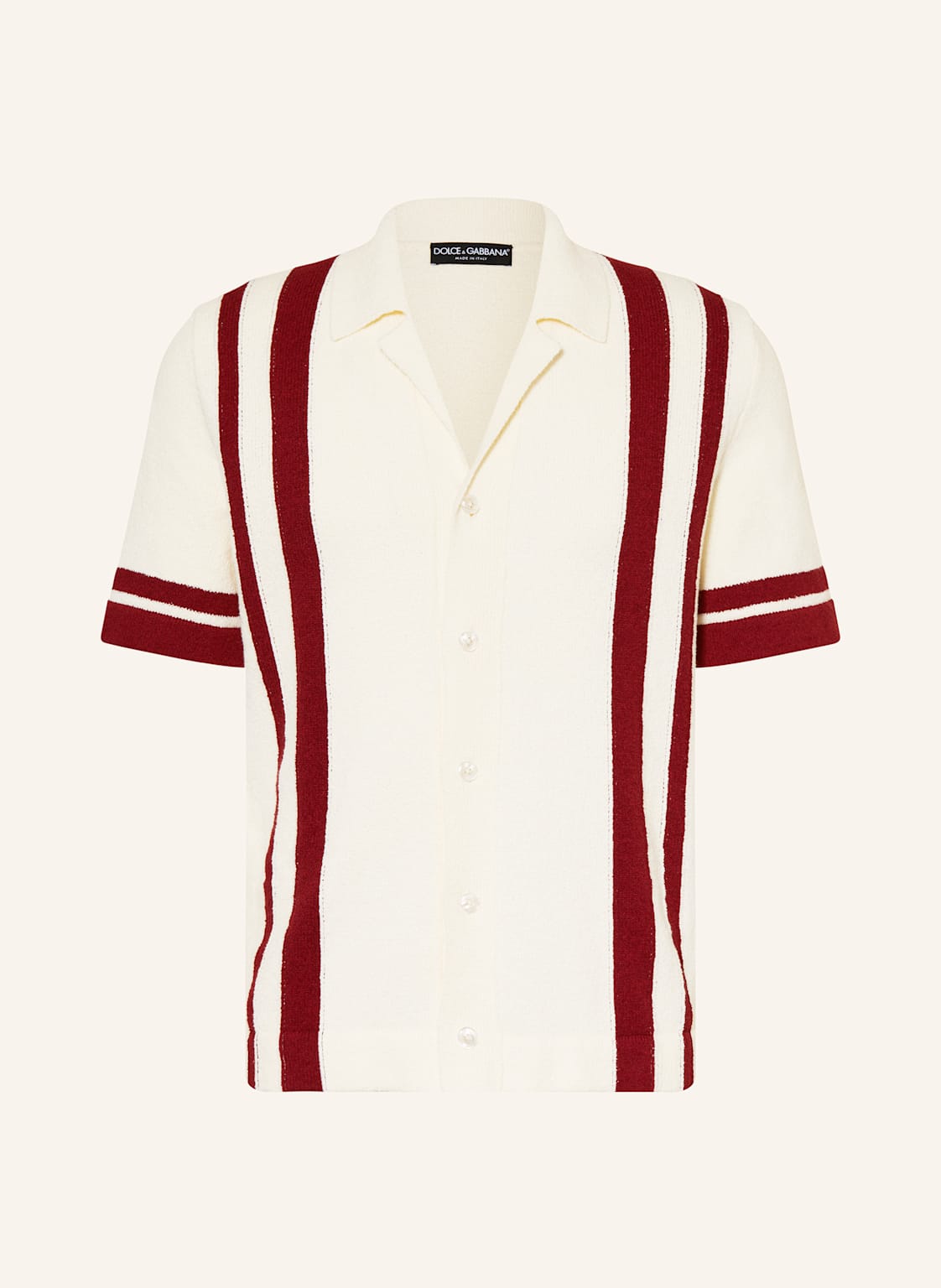 Dolce & Gabbana Strickhemd Regular Fit beige Dolce & Gabbana Strickhemd Regular Fit beige von Dolce & Gabbana