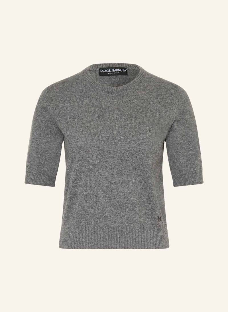 Dolce & Gabbana Strickshirt Aus Cashmere grau von Dolce & Gabbana