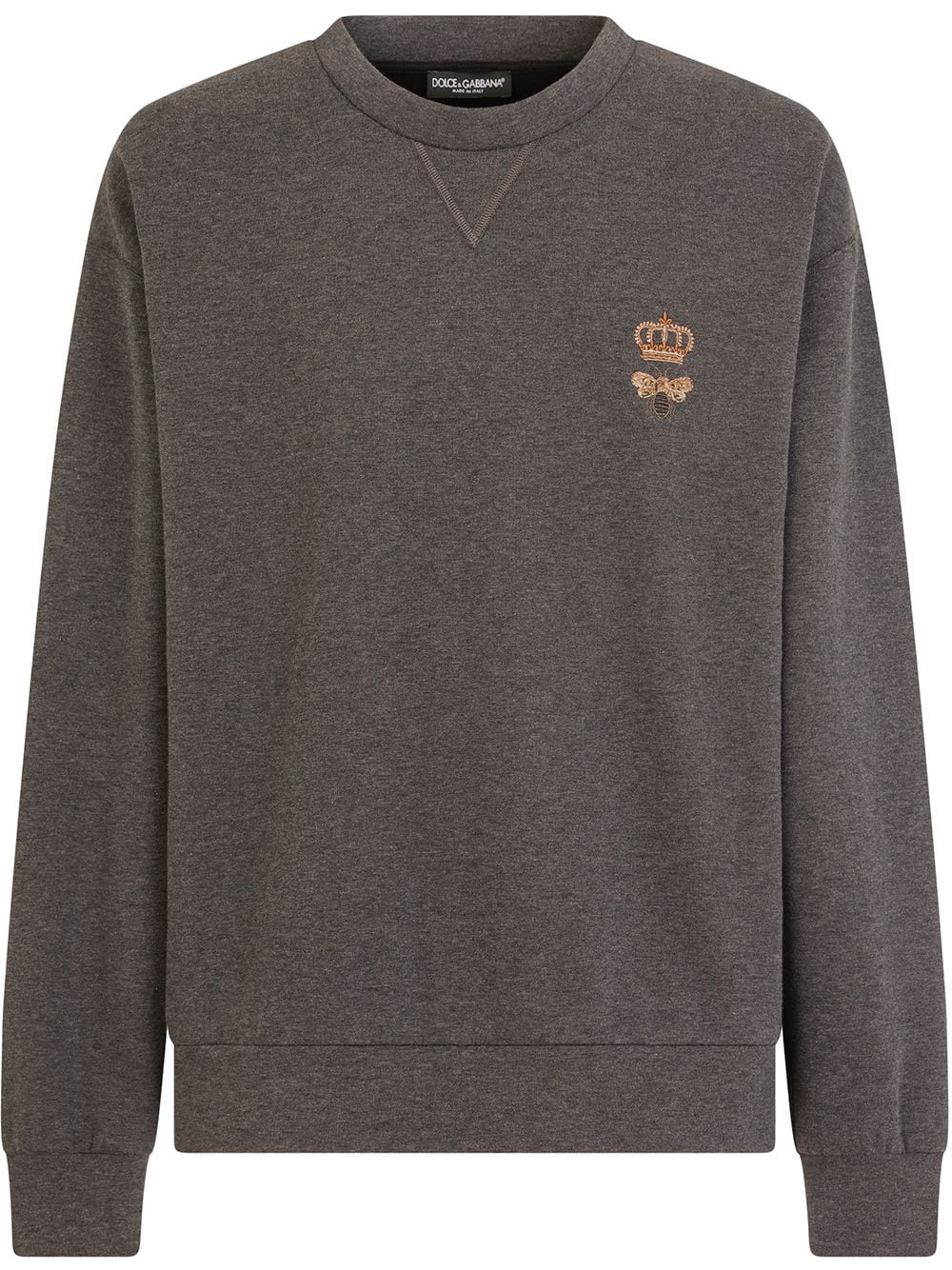 Dolce & Gabbana Besticktes Sweatshirt - Grau von Dolce & Gabbana