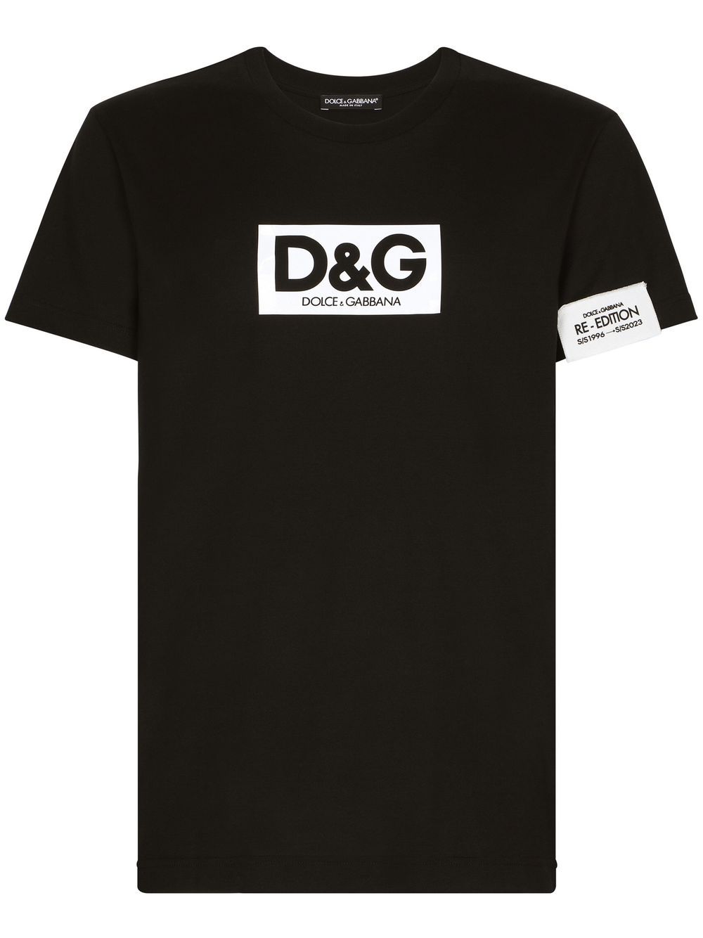 Dolce & Gabbana T-Shirt mit Logo-Print - Schwarz von Dolce & Gabbana