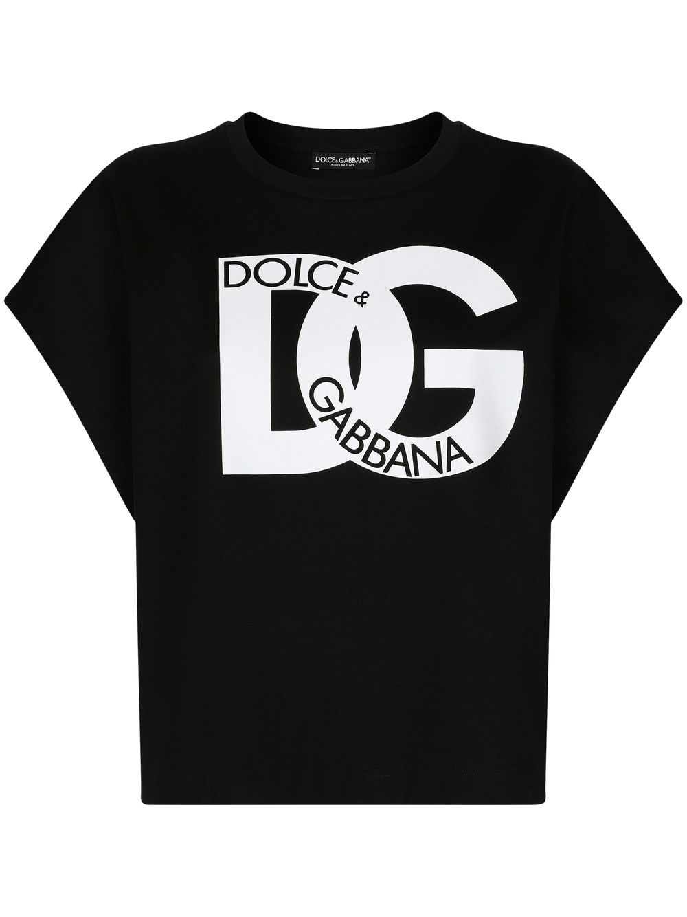 Dolce & Gabbana T-Shirt mit Logo-Print - Schwarz von Dolce & Gabbana