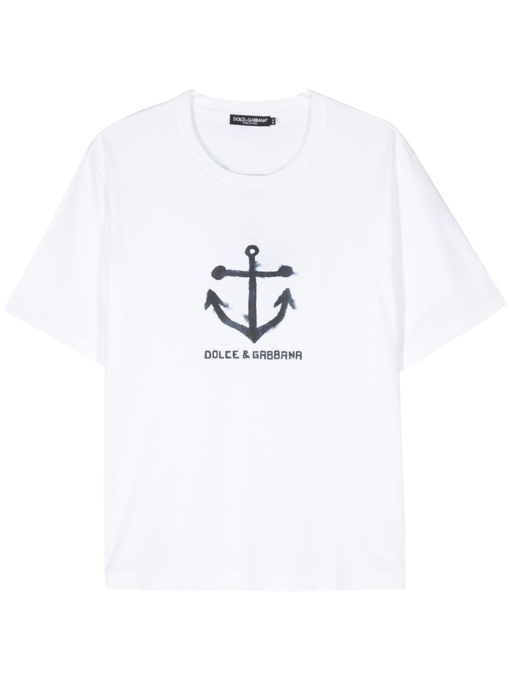 Dolce & Gabbana T-Shirt mit Marina-Print - Weiß von Dolce & Gabbana