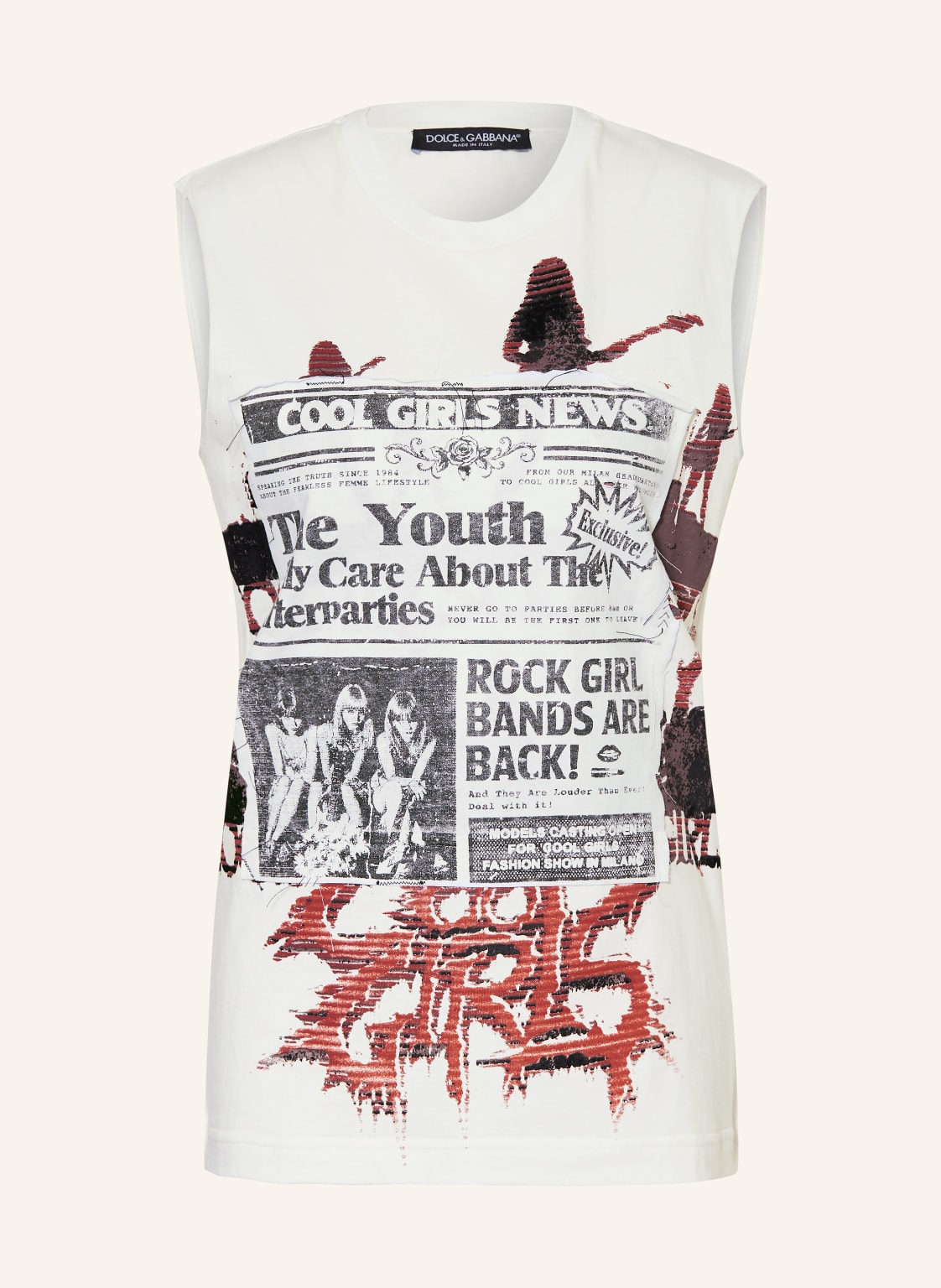 Dolce & Gabbana Top weiss von Dolce & Gabbana