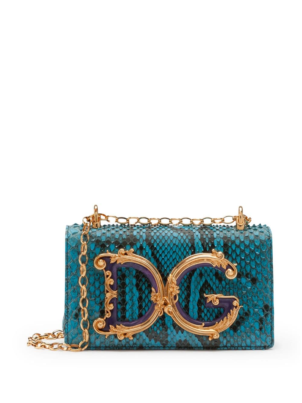 Dolce & Gabbana Umhängetasche mit DG - Blau von Dolce & Gabbana