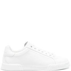 Dolce & Gabbana Weiße Kalbsleder Sneakers von Dolce & Gabbana