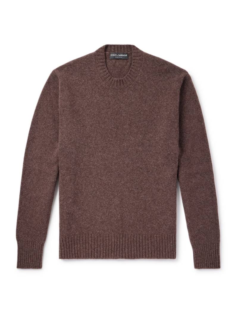 Dolce&Gabbana - Wool-Blend Sweater - Men - Brown - IT 48 von Dolce&Gabbana